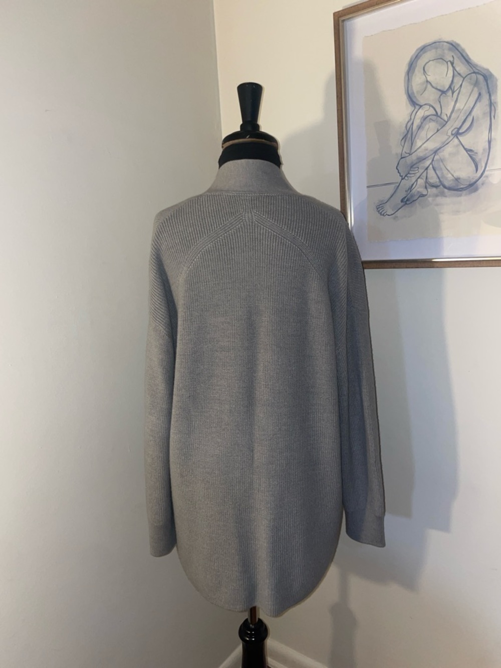Lululemon | Women’s Grey Open Cardigan Merino Wool Size 4 - Picture 3 of 7